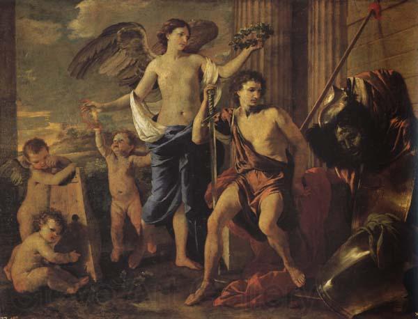 Nicolas Poussin David Victorious France oil painting art